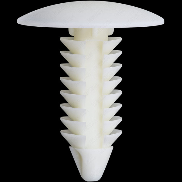 Rexka 30pcs Natural White Nylon Fender Bumper Shield Push Pin Retainer 6030441 for 07-18 Jeep Wrangler JK