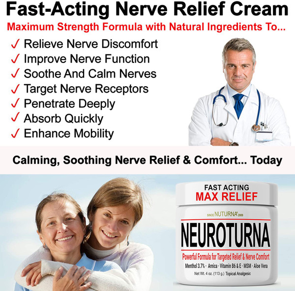 Neuropathy Relief Cream - Fast Acting Max Relief for Feet Hands Legs Toes - Ultra Strength Menthol, Arnica, Aloe Vera, MSM, Natural Soothing Nerve Relief - 2 Oz Neuropathy Relief Cream - Fast Acting Max Relief for Feet Hands Legs Toes - Ultra Strength Menthol, Arnica, Aloe Vera, MSM, Natural Soothing Nerve Relief - 2 Oz