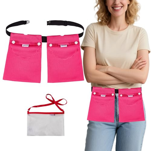 Yesito mastectomy drainage pouch and Shower Support Adjustable Comfort (White)