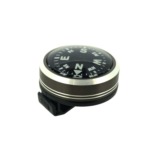 Sun Company WristLock - Aluminum Wrist Compass for Watch or Paracord Bracelet | Clip-On, Locking Design | Accessory for Camping, Hiking, Navigation