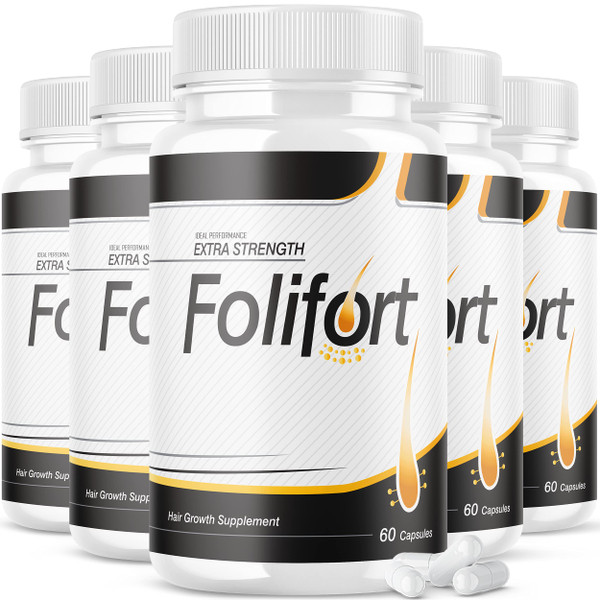 IDEAL PERFORMANCE (5 Pack) Folifort Hair Growth Pills Felfort Extra Strength Vitamins Reviews Suppliment (300 Capsules)