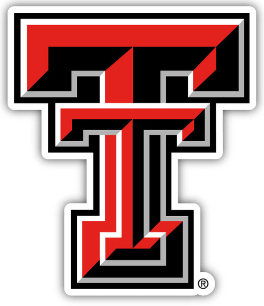Texas Tech Red Raiders 12 Inch Vinyl Decal Sticker Officially Licensed Collegiate Product