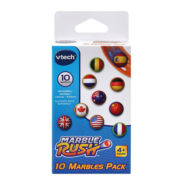 VTech - Marble Rush, Refill Pack, 10 Coloured and Illustrated Balls, Circuit Accessory, Gift for Children from 4 Years