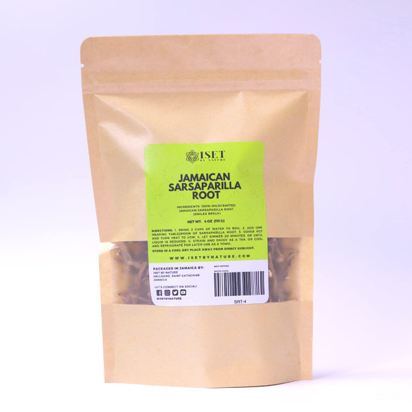 Jamaican Sarsaparilla Root, Wildcrafted Whole Roots, Cut and Sifted (4, Ounces)