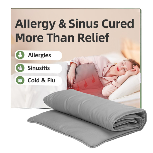 Nasal Allergy Relief Blanket – Natural, Drug-Free Sinus and Allergy Relief for All-Day Comfort – Effective for Nighttime Congestion and Daytime Allergy Symptoms – Safe for Adults and Kids, Easy to Use-1764749033