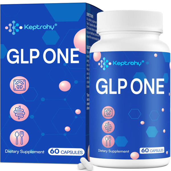 GLP-1 Support | Natural GLP 1 Supplement for Men & Women, Support GLP-1 Level Naturally, Take Before Meal, GLP Support Core with Synbiotics, Hops Extract, Daily GLP1 Boost - 1 Bottle