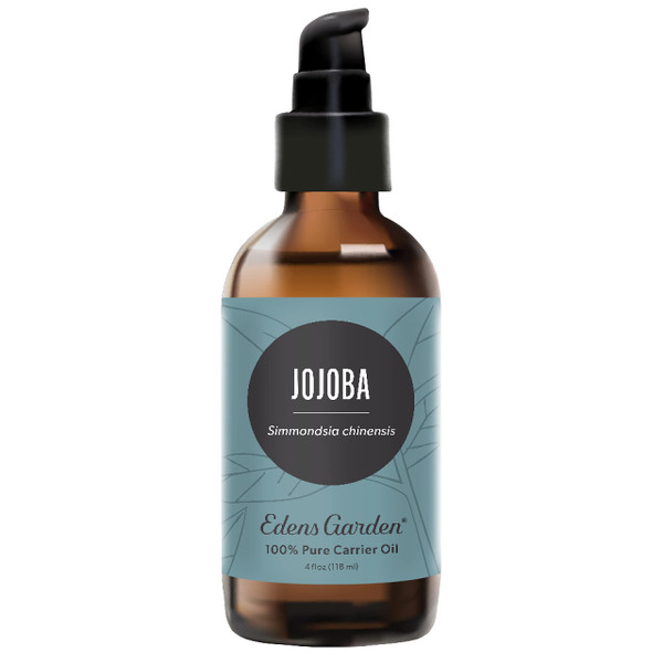 Edens Garden Jojoba Carrier Oil- 100% Pure Premium Cold Pressed & Hexane Free, Natural Deep Moisturizer For Face, Skin, Hair & Nails- Great For Diluting Essential Oils & Soap Making 118 ml (4 fl oz)