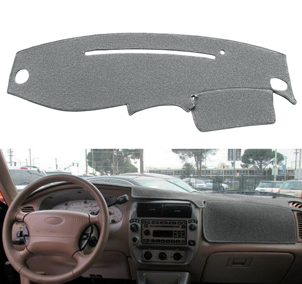 Yiz Dash Cover Mat Custom Fit for Ford Ranger 1995-2011,Ford Explorer 1995-2001,Mercury Mountaineer 1997-2001 and Mazda B2300 B2500 B3000 B4000 1995-2010,Dashboard Cover Pad Carpet (Dark Gray) J35