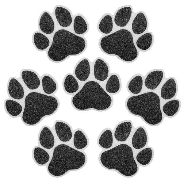 Secopad Non-Slip Bathtub Stickers, 20 PCS Large Safety Bathroom Tubs Showers Treads Adhesive Decals with Premium Scraper (Black)