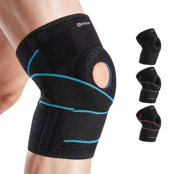 DOUFURT Knee Brace for Women & Men Meniscus Tear, Plus Size Knee Braces for Knee Pain Relief, Arthritis, Compression Knee Support Side Stabilizers-1764783183