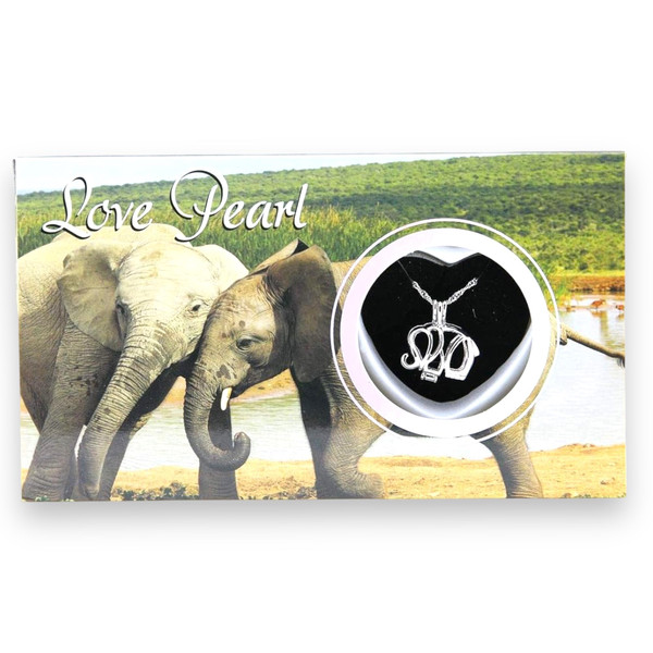 Love Pearl Creations Animals Wish Kit with Pendant Necklace (Elephant)