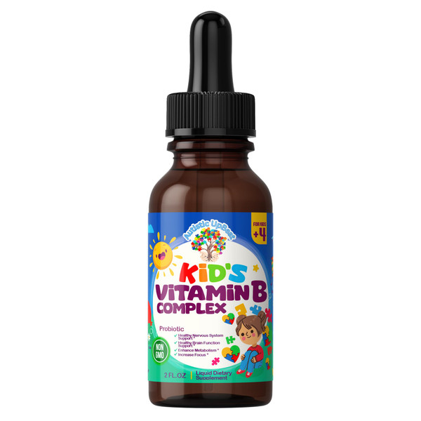 Autistic UpBeat: Kid's Vitamin B Complex | Kid-Friendly Drops | Unlfavored | B1, B2, B3, B6, B7, B9 & Methyl B12 | Brain Function, Focus, Metabolism | Kids B Complex Liquid Drops Supplement Autistic UpBeat: Kid's Vitamin B Complex | Kid-Friendly Drops | Unlfavored | B1, B2, B3, B6, B7, B9 & Methyl B12 | Brain Function, Focus, Metabolism | Kids B Complex Liquid Drops Supplement