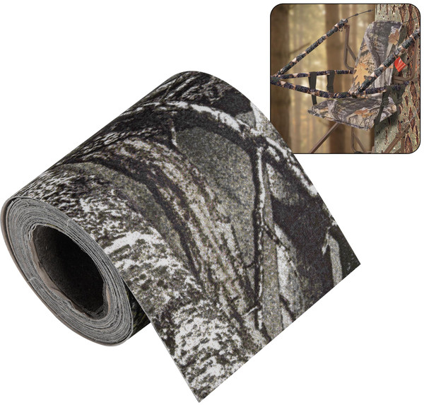 Adnee 2.5 Yard x 2.5 Inch Camo Silencing Tape - Self-Adhesive Camouflage Tapes - Protective Fabric Camo Tape Wrap for Your Metal Hunting Gear and Accessories