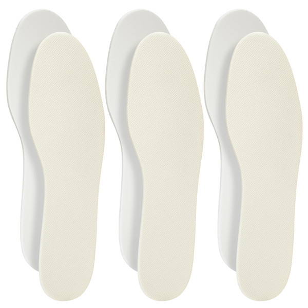 Comfwalk Shoe Filler Insert - Full Length Daily Latex Foam Shoe Inserts, Shoe Insoles for Shoes That are Too Big, 3 Pairs (EU 37, US Women 7 Men 4)