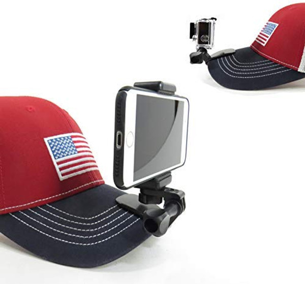 Octo Mounts – Sports Mount. Baseball Hat and Backpack Strap Smartphone or Camera Holder. Compatible with Smartphones and GoPro Style Cameras. Octo Mounts – Sports Mount. Baseball Hat and Backpack Strap Smartphone or Camera Holder. Compatible with Smartphones and GoPro Style Cameras.