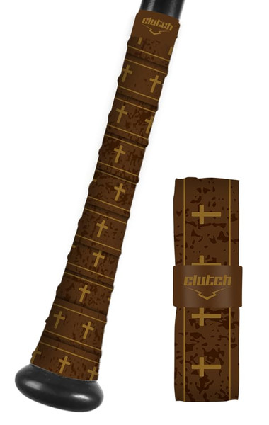 Clutch Sports Apparel All-Weather Bat Grip Tape, 1.1mm Cushioned & Non-Slip for Baseball & Softball, Durable & Multi-Sport Performance for Youth & Adult Players, Bible Cover Design