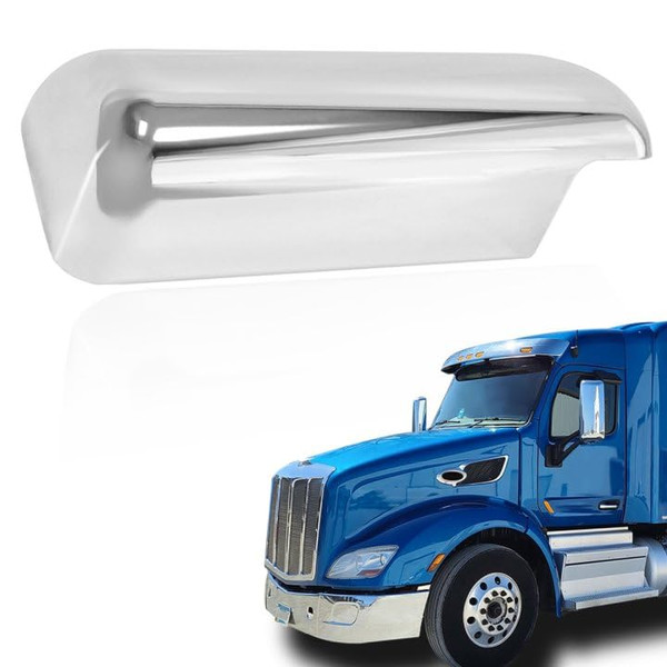Door Mirror Chrome Cover fit for 2013-2022 Peterbilt 579 Truck Right Passenger Side