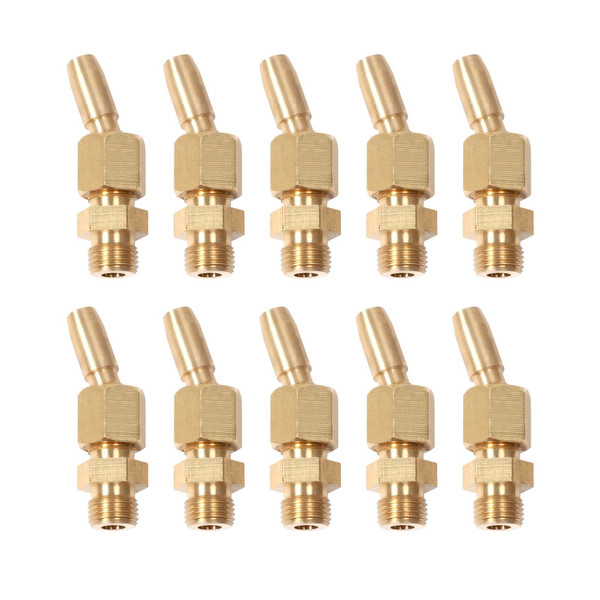 1/8" DN6 Brass Gushing Spray Water Fountain Nozzles, Universal Water Fountain Head Sprinkler Spray Head for Garden Pond Landscape Park 10Pcs