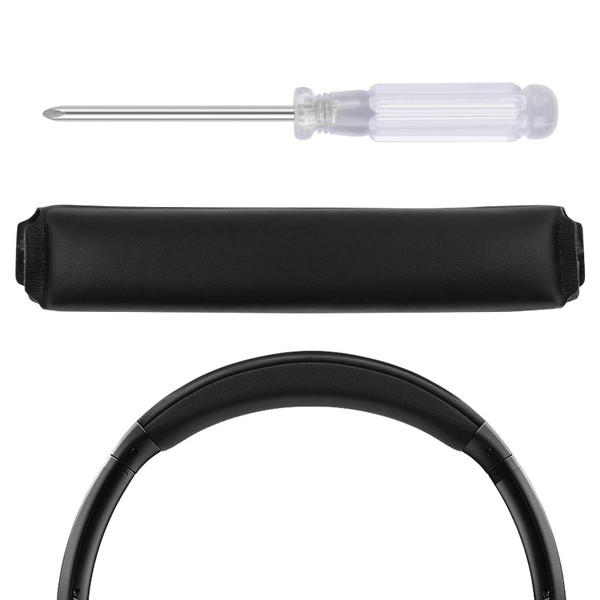 Replacement QC35 Protein Leather Headband Pad Compatible with Bose QuietComfort 35II Gaming, QC35 II, QC35, QC25 Headphones Headband Cushion/Replacement Pad Repair Parts