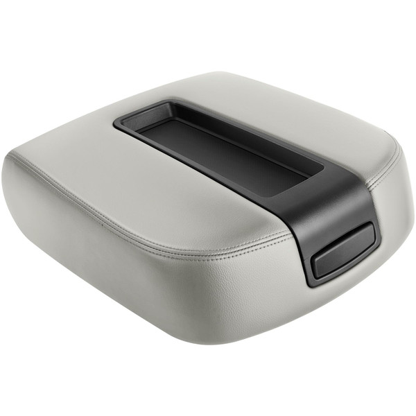Blshwez Center Console Lid Replacement - Premium Center Console Lid Armrest Cover Compatible with 2007-2013 Chevy Silverado, Tahoe, Suburban, Avalanche, GMC Sierra, Yukon XL, Replaces# 15217111 (Gray)