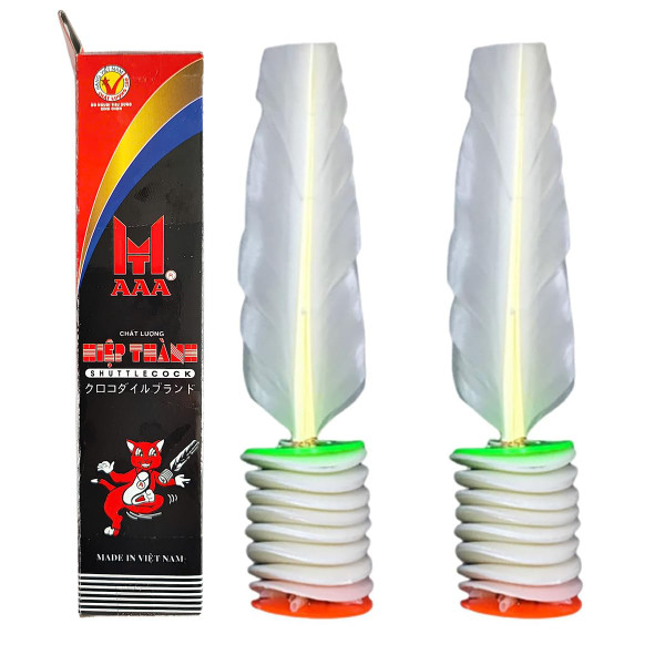 CHAANG 2PCS Jianzi Shuttlecock Kick Da CAU Shuttlecock Colorful Vietnamese Jianzi Shuttlecock Feather Foot for Improving Leg Muscle Strength and Body Flexibility Sports Indoor Outdoor