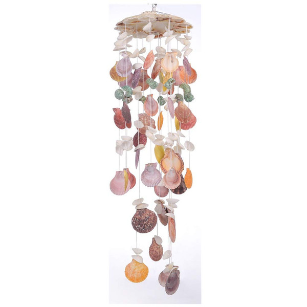 laddawan Nature's Melody Wind Chimes for Indoor, Seashell Tuned Unique Design, 25”