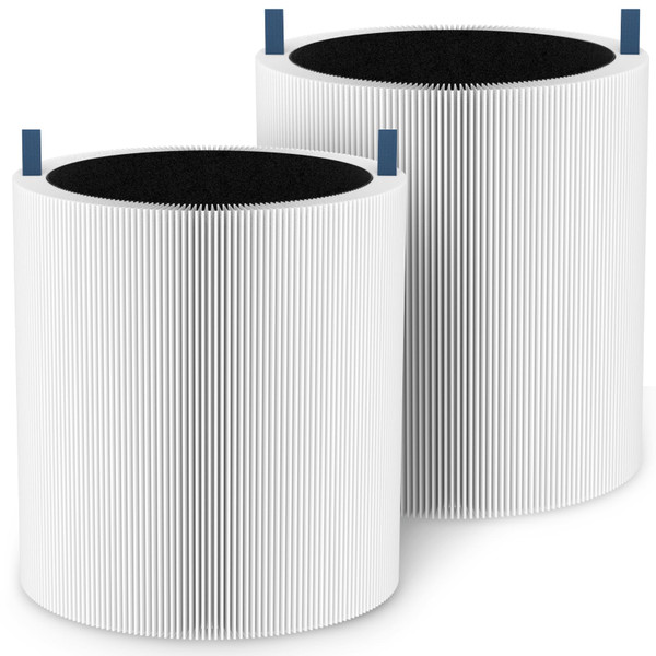 311i Max Replacement Filter Compatible with Blueair Blue Pure 311i Max Air Puri-fi-ers, H13 True HEPA & Activated Carbon Filter, Compare to Part #F3MAX, 2 Pack