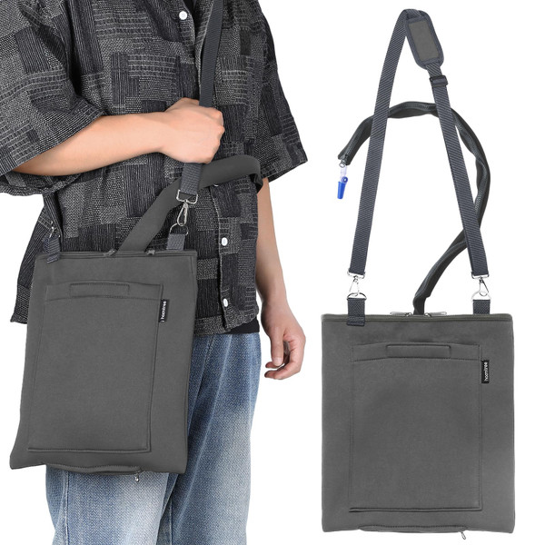 Hoomtree Urine Drainage Bag Holder, Catheter Bag Covers with Zipper Pipe Sleeve & Adjustable Strap, Soft Diving Fabric, Easy Access, Secure & Discreet for Urostomy & Foley Catheter Users -Gray Hoomtree Urine Drainage Bag Holder, Catheter Bag Covers with Zipper Pipe Sleeve & Adjustable Strap, Soft Diving Fabric, Easy Access, Secure & Discreet for Urostomy & Foley Catheter Users -Gray