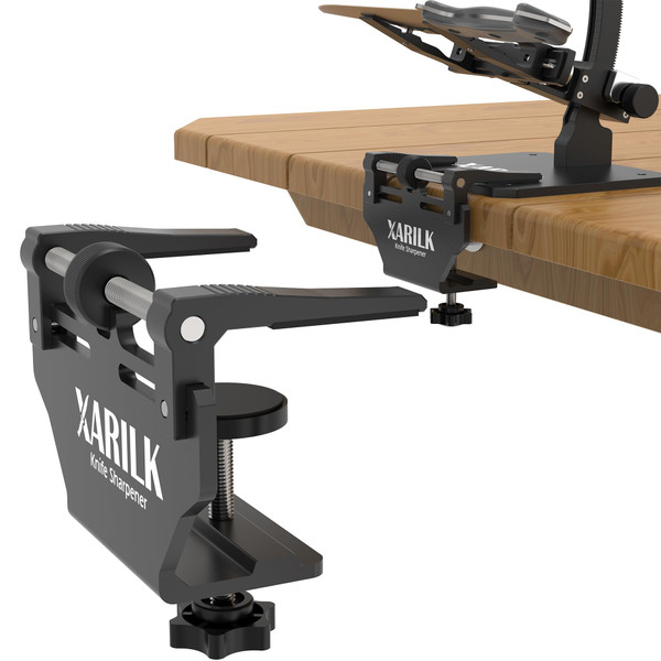 XARILK Aluminum Knife Sharpener Securing Clip, Adjustable Width 1.8-4.5", Compatible with XARILK Sharpening Systems GEN2/GEN3