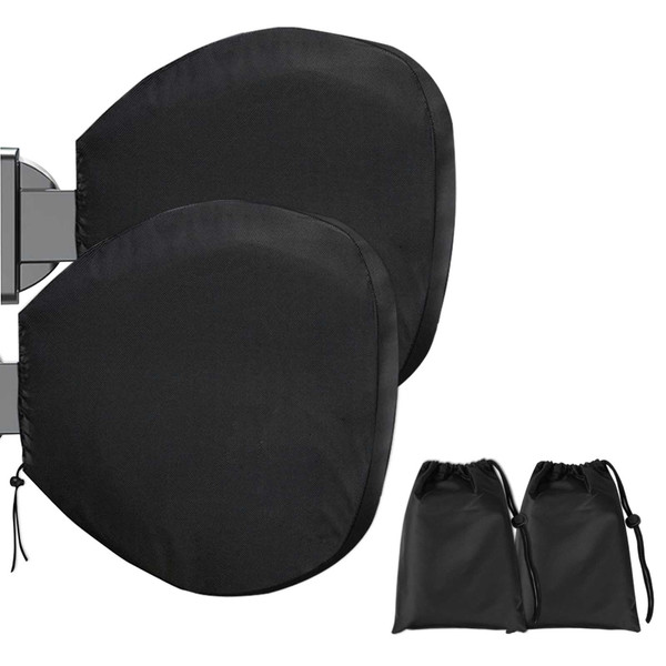 BBT BAMBOOST Garden Hose Reel Cover Retractable, Waterproof, UV Resistant, Anti-Fading, Made of 420D Heavy-Duty Oxford Cloth with Storage Function, All-Weather Protection for Water Hose Reel (2 Pack)