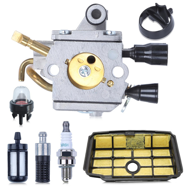 Atunee 1137-120-0621 MS 194T Carburetor Kit for Stihl MS194 MS194T MS194TC MS194TCE Chainsaw，MS194T MS193T Carburetor with Air Filter Tune Up Kit Replace 1137-120-0621, 11371201604