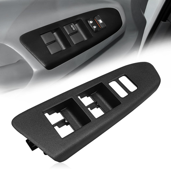 Lunwag Window Switch Bezel - Left Driver Side Window Master Bezel Compatible with 2012-2015 T0yota Tacoma Replace 74202-04040 Driver Side Switch Cover Accessories