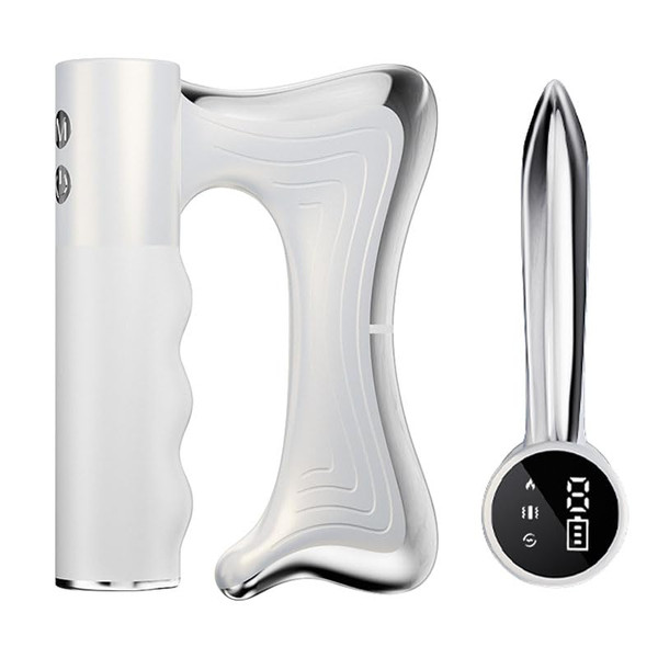 OTBK Heated Gua Sha Tool — Portable Muscle Relaxation Therapy Device. Features Vibration, Heat Therapy, and microcurrent.