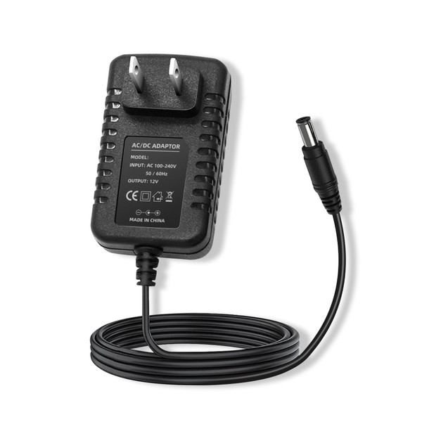 12V 2A Makeup Mirror Power Adapter for Fenchilin Hollywood Vanity Makeup Mirror Light Bulbs, Hansong DC11715 DC117-15 Bedroom Light Up Vanity Mirror Charger Power Cord