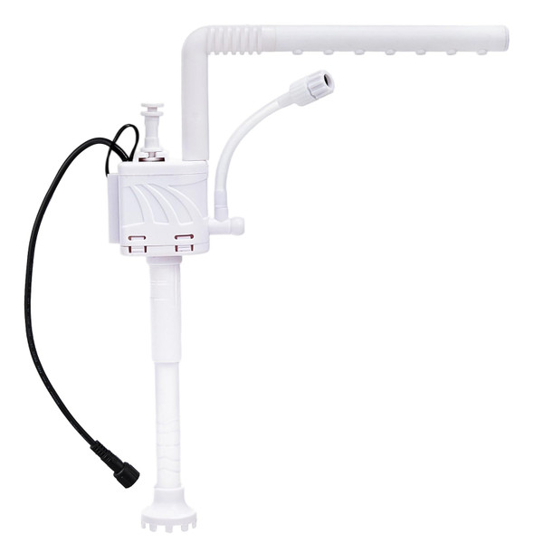 URUQ Fish Tank Pump Replacement: Aquarium Accessories Small Ultra Silent Water Pump Compatible with 2-Gallon URUQ Beta Fish Aquariums White