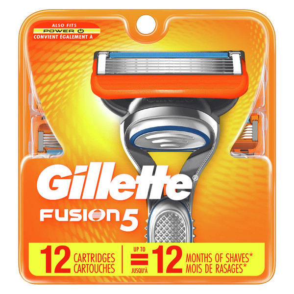 Gillette Fusion 5, 12-Pack Cartridges