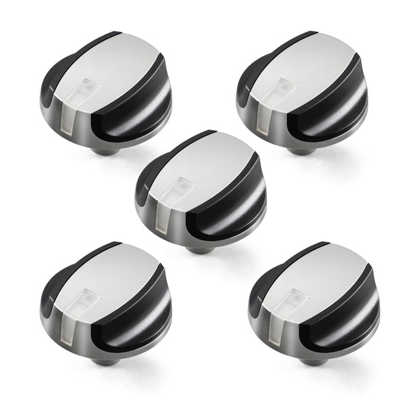Anniparts 700834 Cooktop Knobs Replacement Parts for Dacor Stove Oven Burner Control Dacor Gas Stove Top Rangetop DE81-02161A 72731 SVC-Assy RGC304/365 Parts Plastic Range Top Stovetop Knobs 5 Pcs