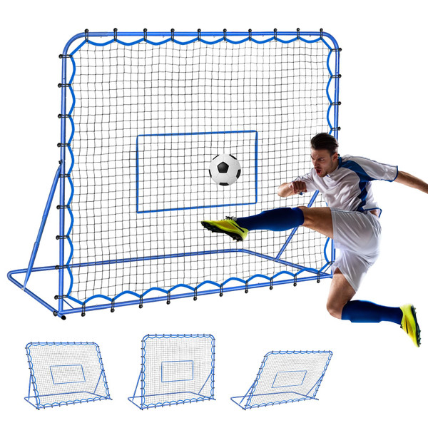 Winthai 6x5FT Soccer Rebounder Net, Quick-Switch Angle Soccer Training for Control, Passing Practice, Easy Setup Rebounder Gifts & Equipment for Kids,Teens & Adults