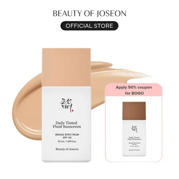[Beauty of Joseon Official] Daily Tinted Fluid Sunscreen 50ml Spf Facial