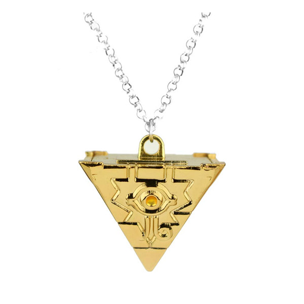 OfficialOtaku Yugi Millennium Puzzle Pyramid Cosplay Pendant Chain Necklace