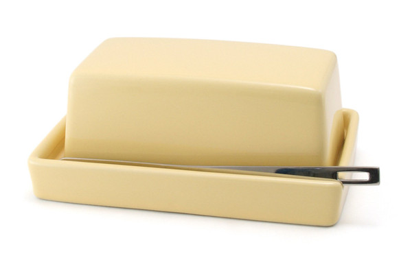 ZERO JAPAN BYK-12 BA Butter Dish with Knife, Approx. 5.7 x 3.5 x 2.4 inches (145 x 90 x 60 mm)