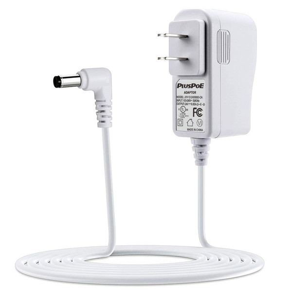 24V DC Power Cord for Pure Enrichment, URPOWER, VicTsing, ASAKUKI, ArtNaturals, Fridababy, InnoGear Essential Oil Diffuser Mist Humidifier, UL Listed AC Adapter DC Power Supply, 6ft White