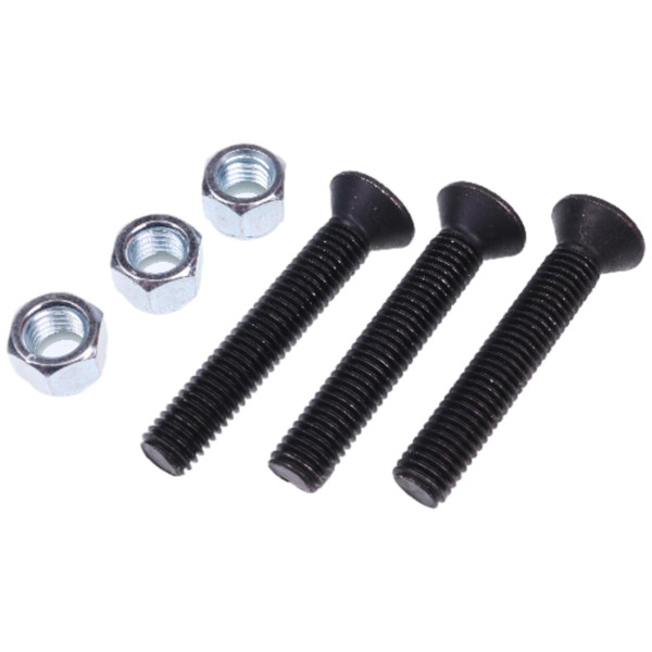 Chamixx 3X 1/2 x 3'' Chipper Knife Blade Bolts with Locknuts 900-4902-88 900-4900-27 Compatible with All XP Bandit Chipper 90-250XP