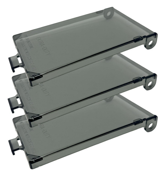 iMBAPrice DBVC Extra Duty Clear 1-Gang Vertical in-Box Electrical Outlet Box, Wet Location Rated – Direct Replacement for DBVR1C, DBVS1C, DBVM1C, DBVME1C, 60VC, 3-Pack