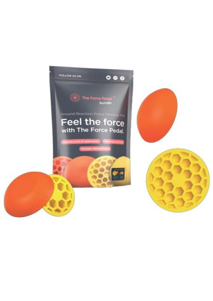 The Force Pedal Bundle -Created Golf Training Aid - Made in Italy- Increase Club Head Speed - Ground Reaction Force and Stability- All of Our 4 Force Pedal Included