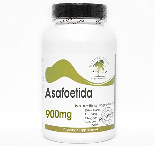 Naturetition Supplements Asafoetida 900mg ~ 90 Capsules - No Additives
