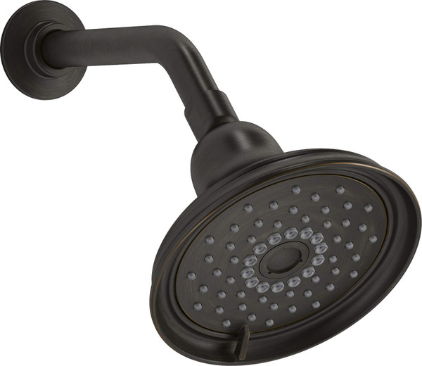 Kohler 22167-2BZ Bancroft 2.5 gpm multifunction showerhead with Katalyst air-induction technology Kohler 22167-2BZ Bancroft 2.5 gpm multifunction showerhead with Katalyst air-induction technology