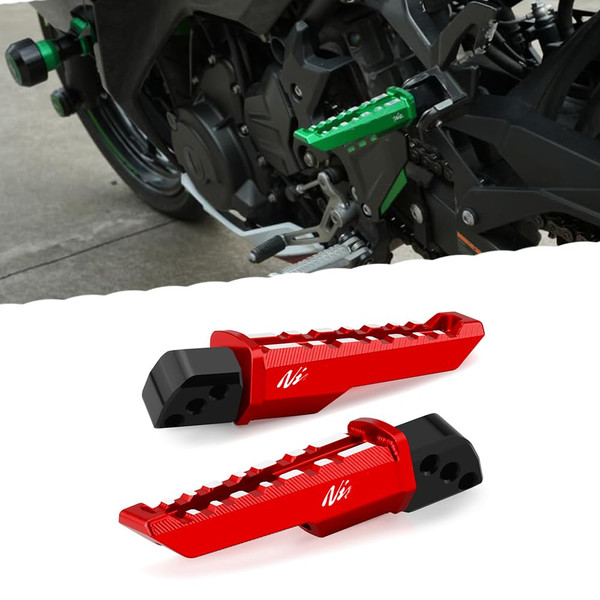 Motorcycle Footboards FootPegs 360° Roating Fit For Ninja 400 2018-2023 | 500 2024 | 650 2017-2023 | ZX6R ZX10R NINJA1000 SX Passenger Footboards Footrest Pedal NINJA Foot Pegs RD Motorcycle Footboards FootPegs 360° Roating Fit For Ninja 400 2018-2023 | 500 2024 | 650 2017-2023 | ZX6R ZX10R NINJA1000 SX Passenger Footboards Footrest Pedal NINJA Foot Pegs RD