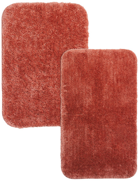 Mohawk Home Goliath Machine Washable Bath Mat Set: 17" x 24", 20" x 34" Cinnamon Mohawk Home Goliath Machine Washable Bath Mat Set: 17" x 24", 20" x 34" Cinnamon