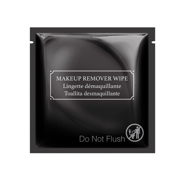 La Fresh Hotel Premium Paraben-Free Makeup Remover Wipes - Black With Light Flora Scent 8x6" Wet Wipes - 500 Wipes, Skin Care Travel Essentials